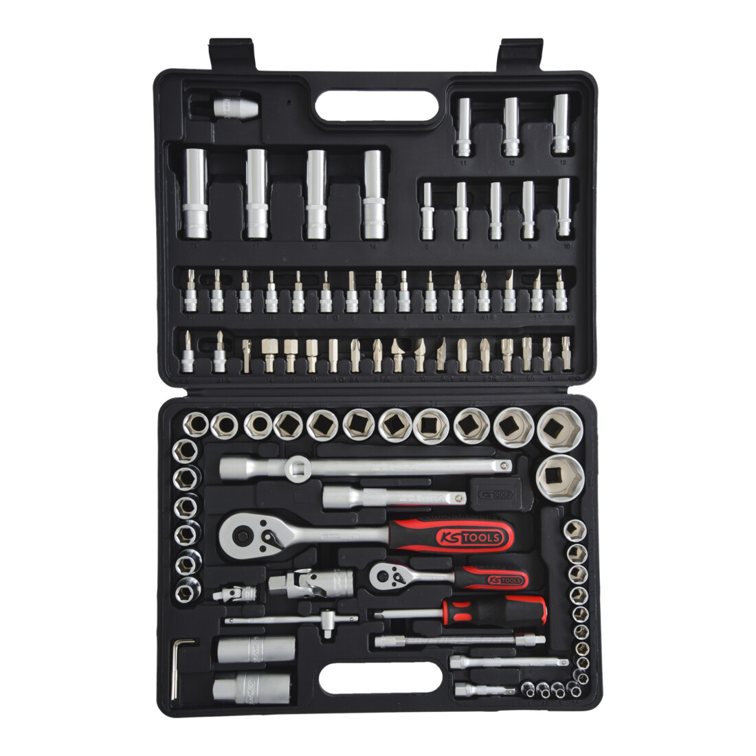 KS Tools 1/4"+1/2" Coffret de douilles, 94 pcs.