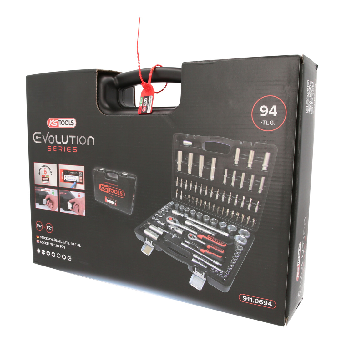KS Tools 1/4"+1/2" Coffret de douilles, 94 pcs.