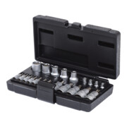 KS Tools 1/4"+1/2" Coffret de douilles TX, 21 pcs.