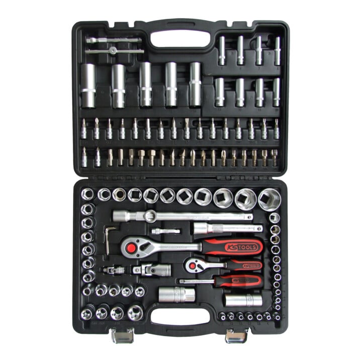 KS Tools 1/4" +1/2" dopsleutelset, 108 stuks