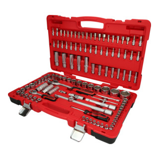 KS Tools 1/4"+1/2" dopsleutelset, 110 st.