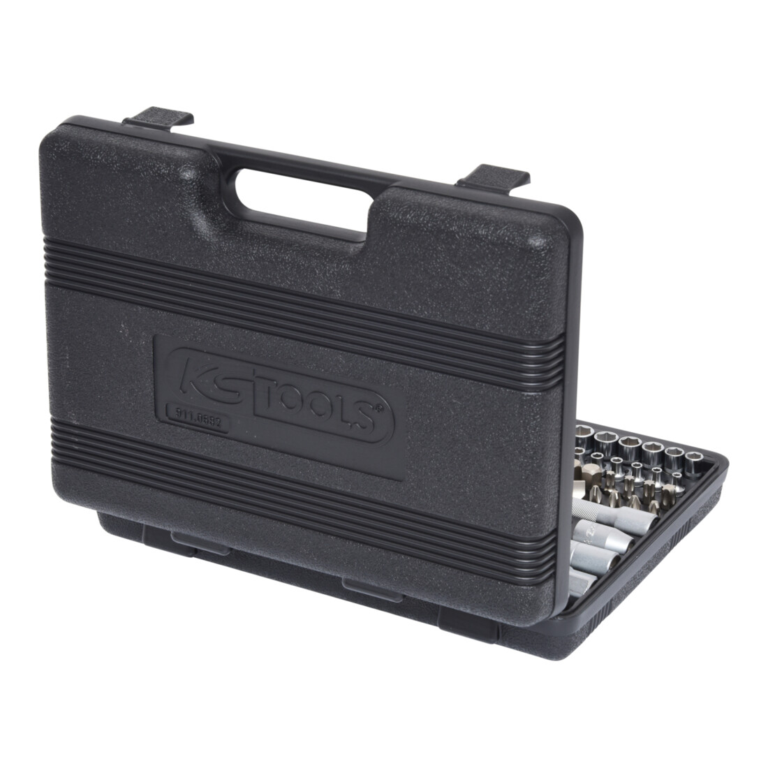 KS Tools 1/4" +1/2" dopsleutelset, 82 stuks