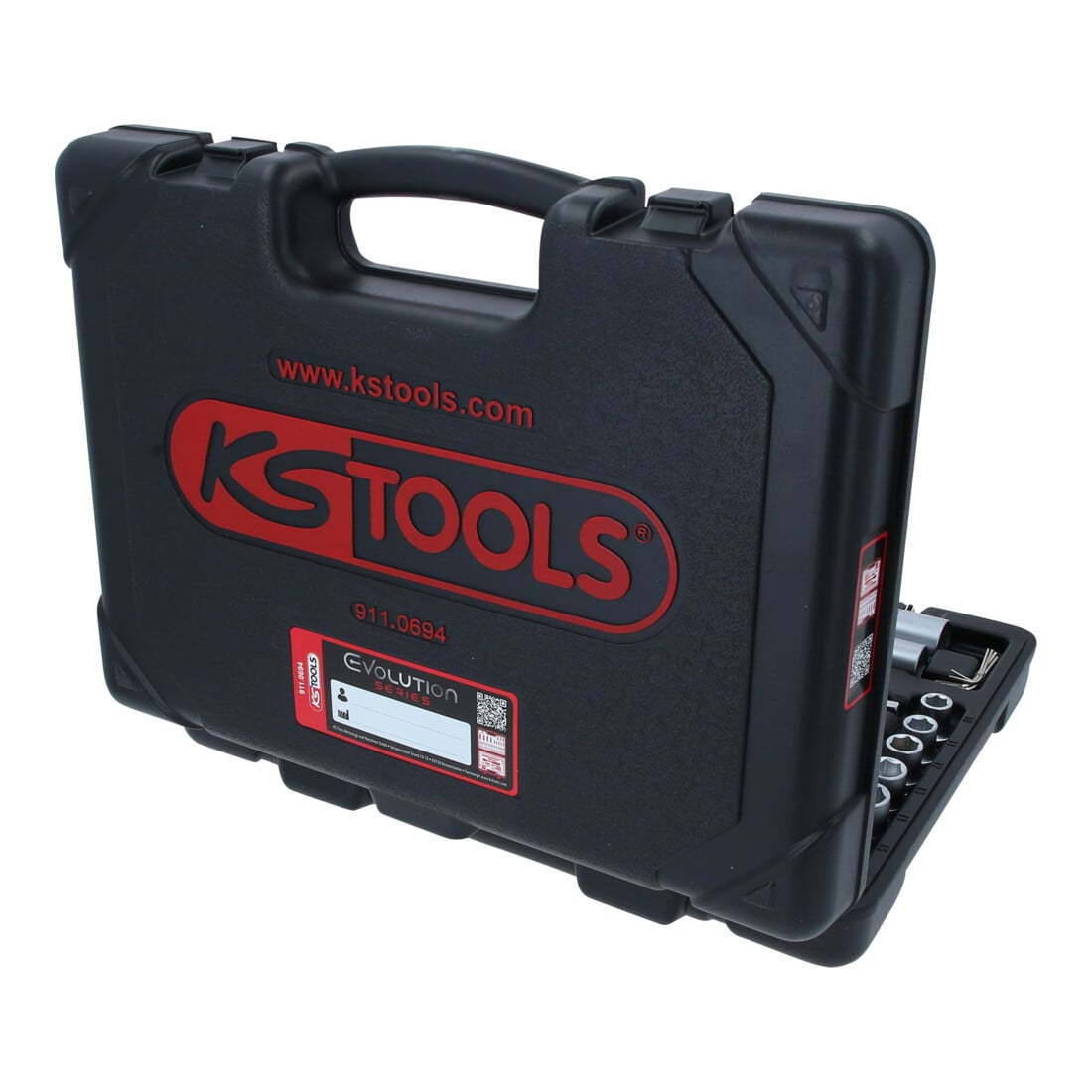 KS Tools 1/4" +1/2" dopsleutelset, 94 stuks