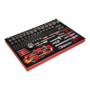 KS Tools 1/4" + 1/2" dopsleutelset in schuimrubberen inlage, 137 st.-3