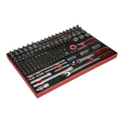 KS Tools 1/4" + 1/2" dopsleutelset in schuimrubberen inlage, 167 st.-3