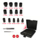 KS Tools 1/4"+1/2" Jeux de douilles à chocs spirales,15 pcs.