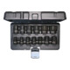 KS Tools 1/4"+1/2" spiraalprofiel dopsleutelset, 15 delig