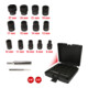 KS Tools 1/4"+1/2" Spiral-Profil-Kraft-Stecknuss-Satz, 15-teilig