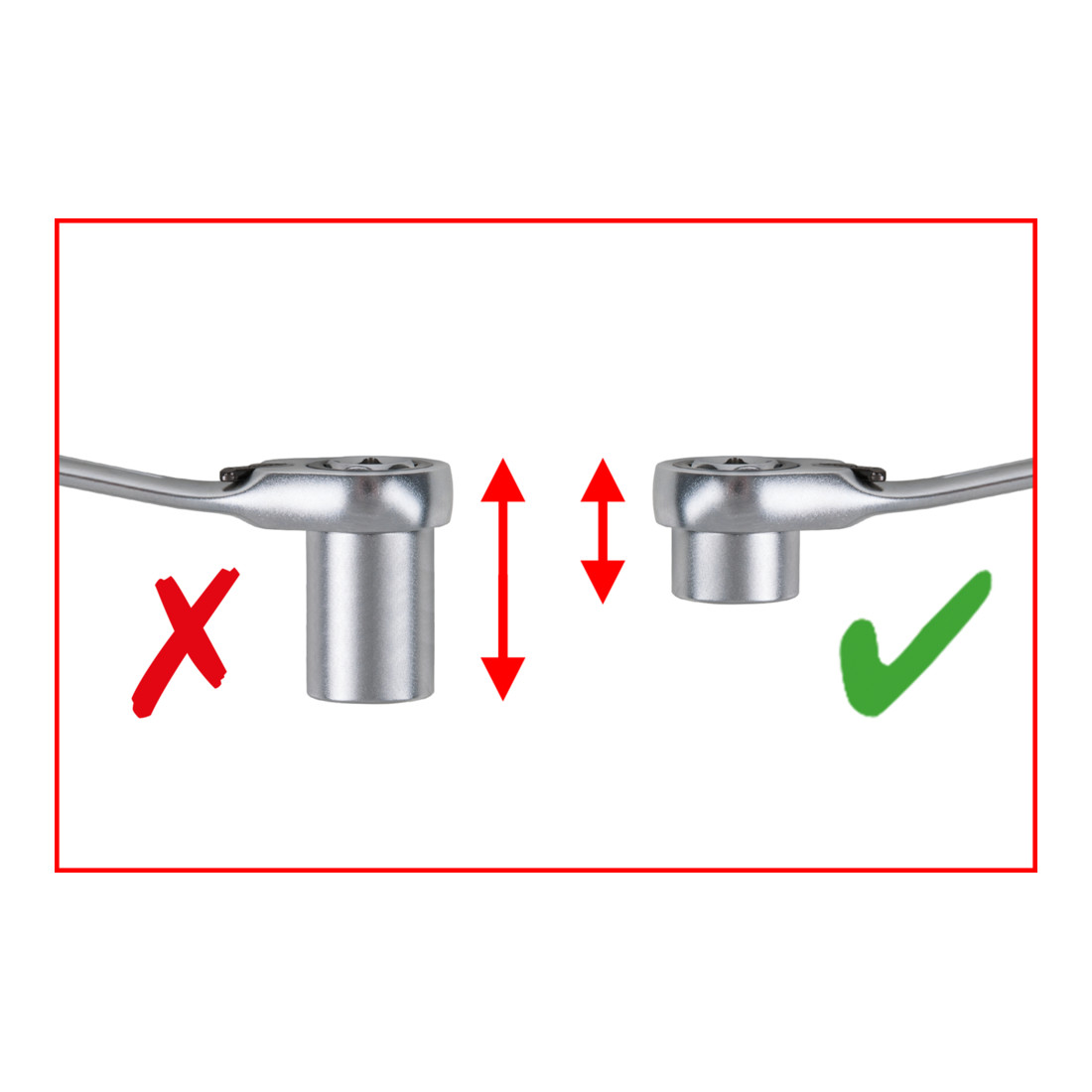 KS Tools 1/4" + 11 mm doorvoer dopsleutels en bitset, 31 st.