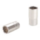 KS Tools 1/4" 12-kant-Stecknuss, 3/8"