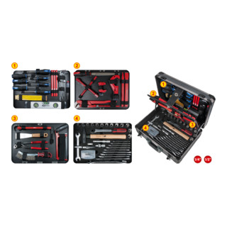 KS Tools 1/4''+1/2'' Sanitär-Werkzeugkoffer, 95-tlg.