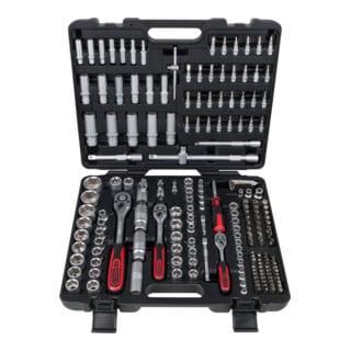 KS Tools 1/4''+3/8''+1/2'' Steckschlüssel-Satz, 195-tlg.