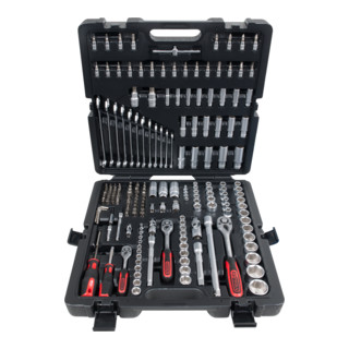 KS Tools 1/4''+3/8''+1/2'' Steckschlüssel-Satz, 216-tlg.