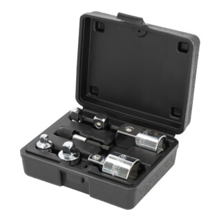 KS Tools 1/4"+3/8"+1/2"+3/4" CHROMEplus vergrotings- en verkleinadapterset, 7-delig.