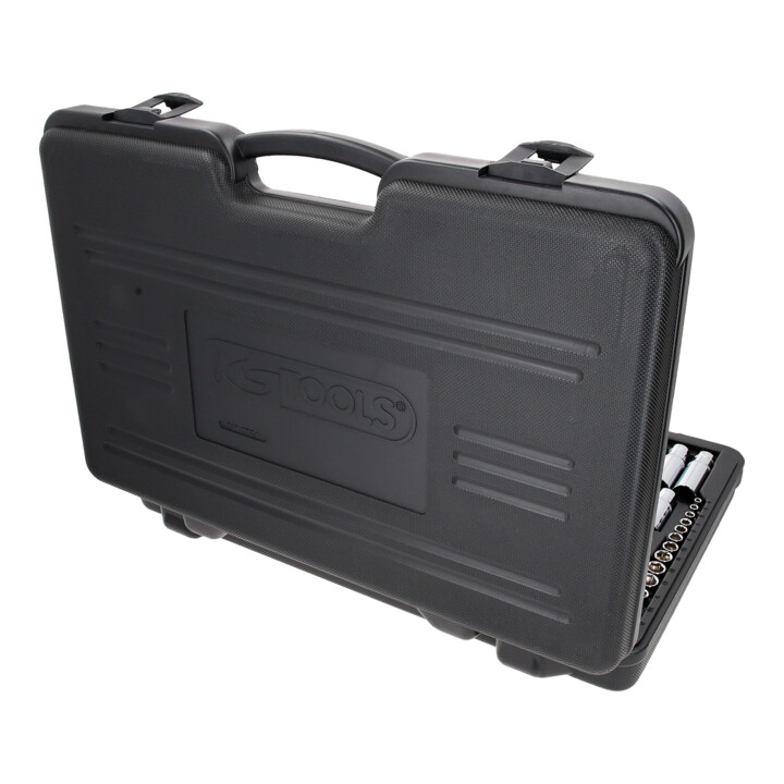 KS Tools 1/4"+3/8"+1/2" CHROMEplus dopsleutelset, 124 delig