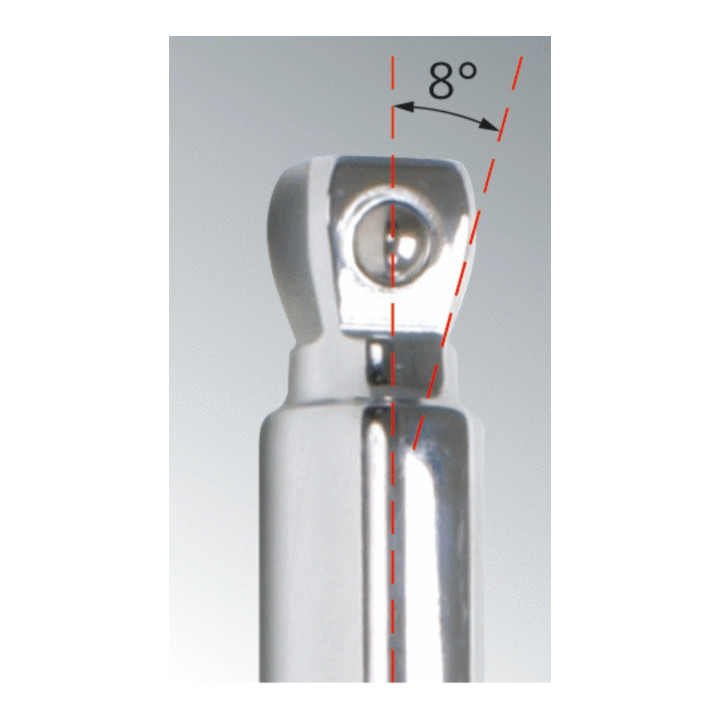 KS Tools 1/4"+3/8"+1/2" CHROMEplus kantelverlengset, 9-delig