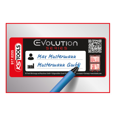 KS Tools 1/4"+3/8"+1/2" Dopsleutelset, 255-dlg