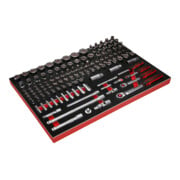 KS Tools 1/4" + 3/8" + 1/2" dopsleutelset in schuimrubberen inleg, 139 st.-3
