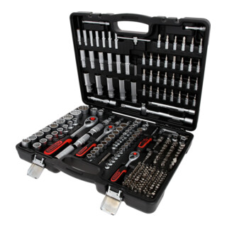 KS Tools 1/4"+3/8"+1/2" Steckschlüssel-Satz, 255-tlg