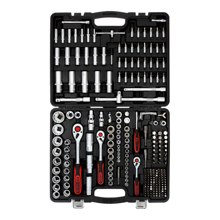 KS Tools 1/4"+3/8"+1/2" Steckschlüssel-Satz, 255-tlg
