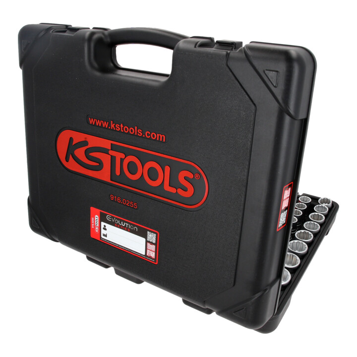 KS Tools 1/4"+3/8"+1/2" Steckschlüssel-Satz, 255-tlg