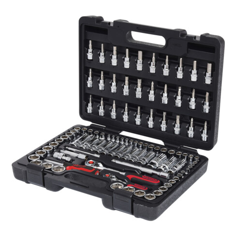 KS Tools 1/4"+3/8" CHROMEplus Coffret de douilles, 99 pcs.