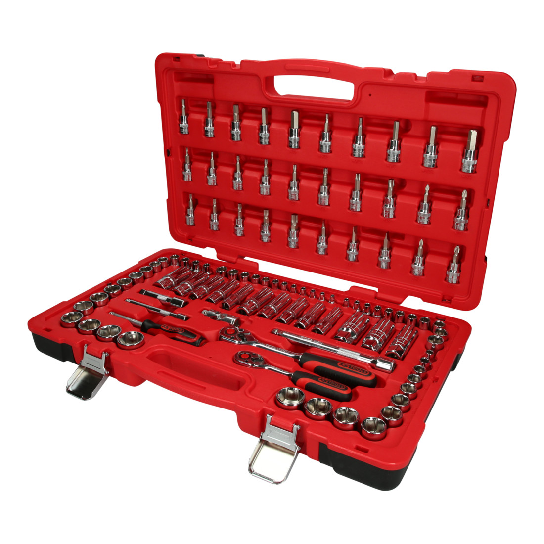 KS Tools 1/4"+3/8" CHROMEplus dopsleutelset, 100-delig.