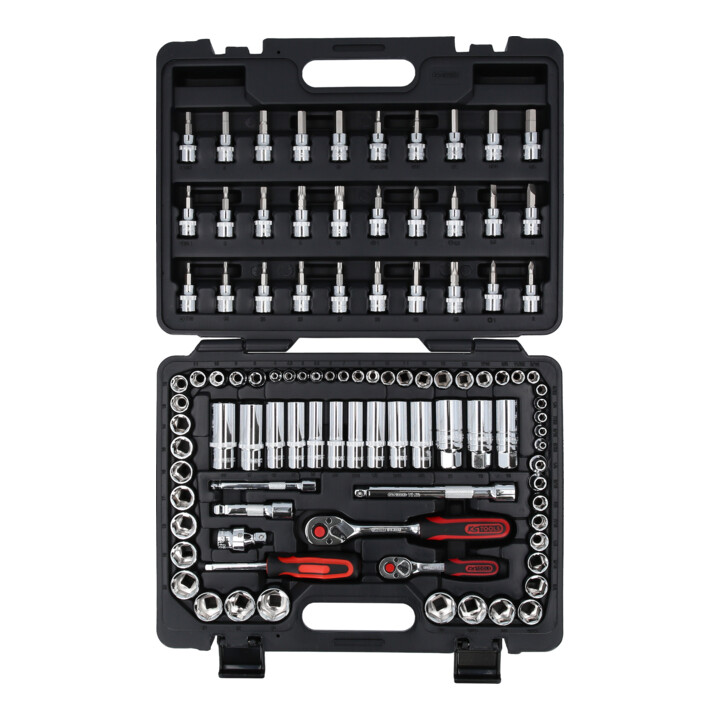 KS Tools 1/4"+3/8" CHROMEplus dopsleutelset, 99 dlg