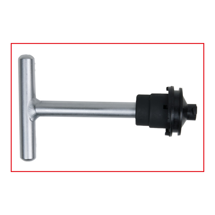 KS Tools 1/4"+3/8" Öldienst-Spezialprofil-Satz für Kunststoff-Ölablassschrauben, 5-tlg.