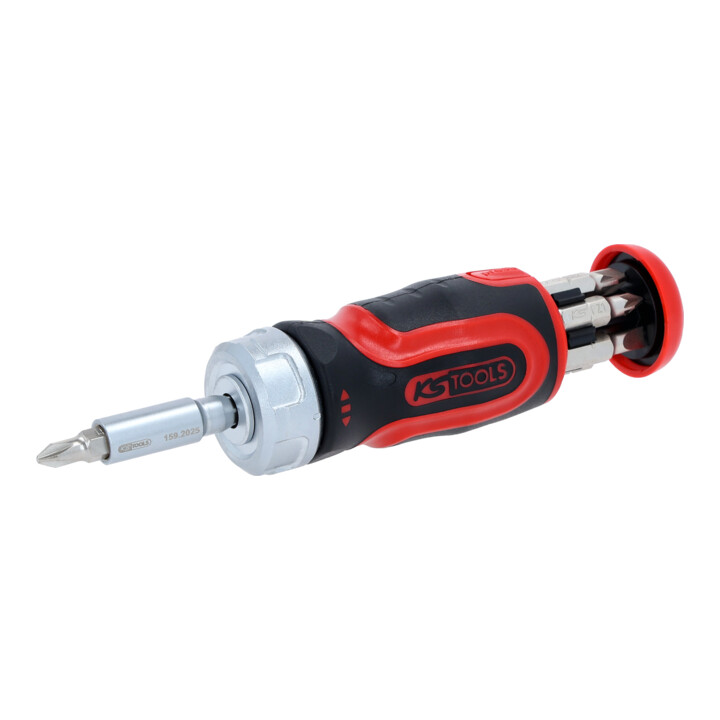 KS Tools 1/4" 6 in 1 Mini-Ratschen-Schraubendreher