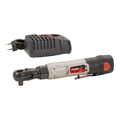 KS Tools 1/4" accu-omkeerbare ratel, 34Nm, 220 rpm 10,8V, met 1 accu en 1 lader