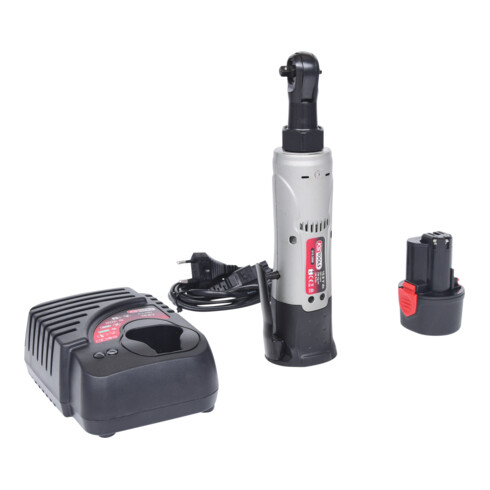 KS Tools 1/4" accu-omkeerbare ratel, 34Nm, 220 rpm 10,8V, met 1 accu en 1 lader