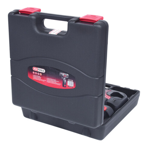 KS Tools 1/4" accuboorschroefmachine, 24Nm, 400 omw/min 10,8V, met 1 accu en 1 lader