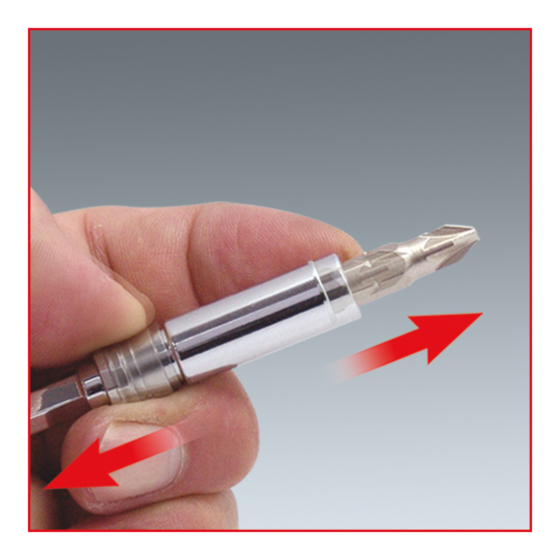 KS Tools 1/4" Auto-Slimlock Schnellwechsel-Bithalter, 65mm