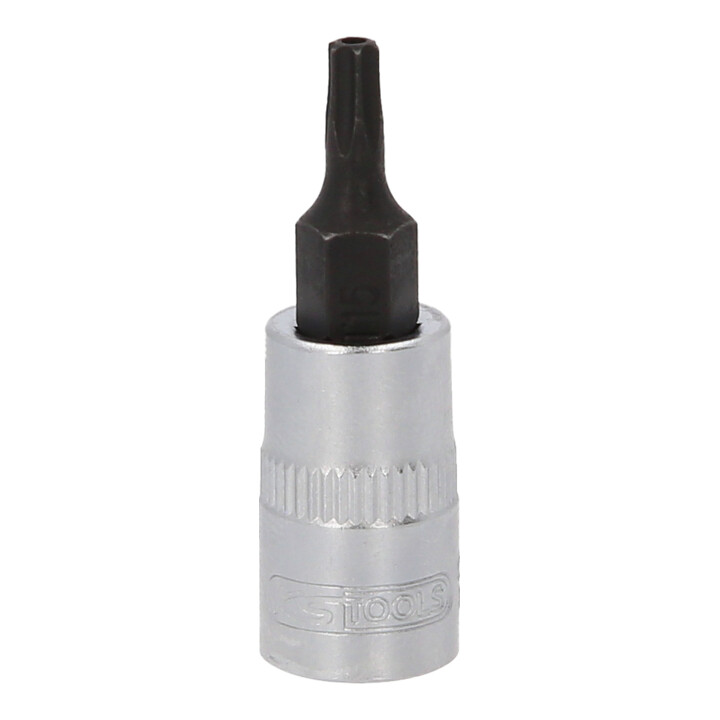 KS Tools 1/4" bit bus TX met boring, TB15