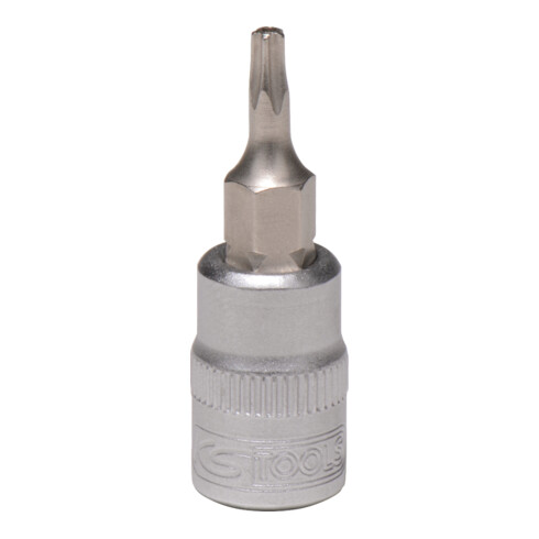 KS Tools 1/4" bit bus, vijf-sterren met face-hole boring