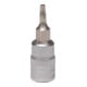 KS Tools 1/4" bit bus, vijfster met vlak gat uit KS Tools 911.4500-1