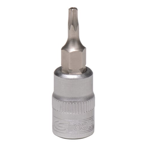 KS Tools 1/4" bit bus, vijfster met vlak gat uit KS Tools 911.4500