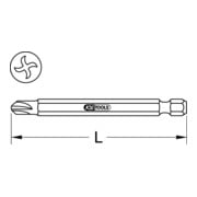 KS Tools 1/4" Bit CLASSIC Bit Torque, 75mm-3