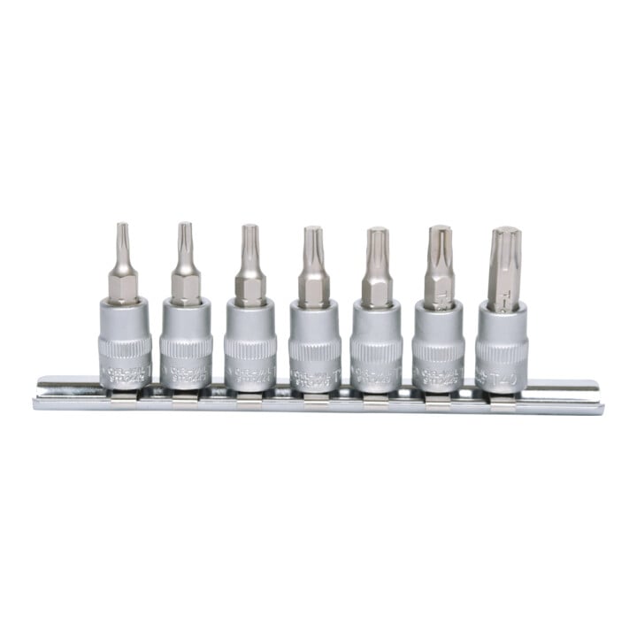 KS Tools 1/4" bit dopset TX, 7-delig, T10-T40