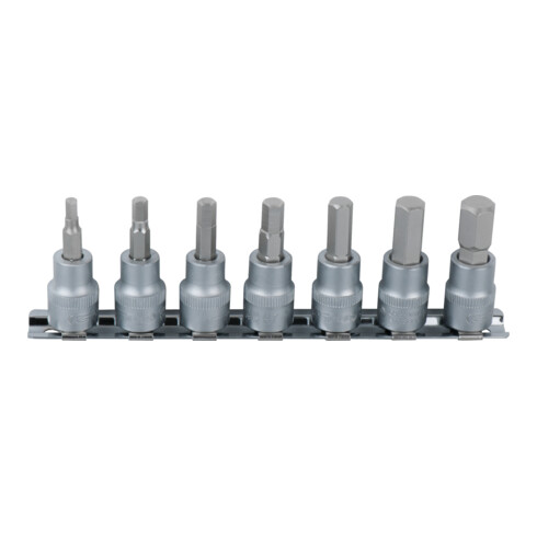 KS Tools 1/4" bit dopsleutelset inbus, 7 stuks2.5-8mm