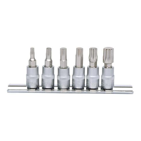 KS Tools 1/4" bit dopsleutelset XZN, 6 stuks, M4-M10