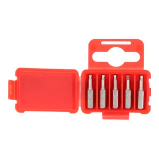 KS Tools 1/4" Bit Innensechskant, 25mm, Kugelkopf, 3,5mm, 5er Pack