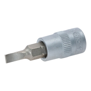 KS Tools 1/4" Bit-Stecknuss Schlitz, 4mm