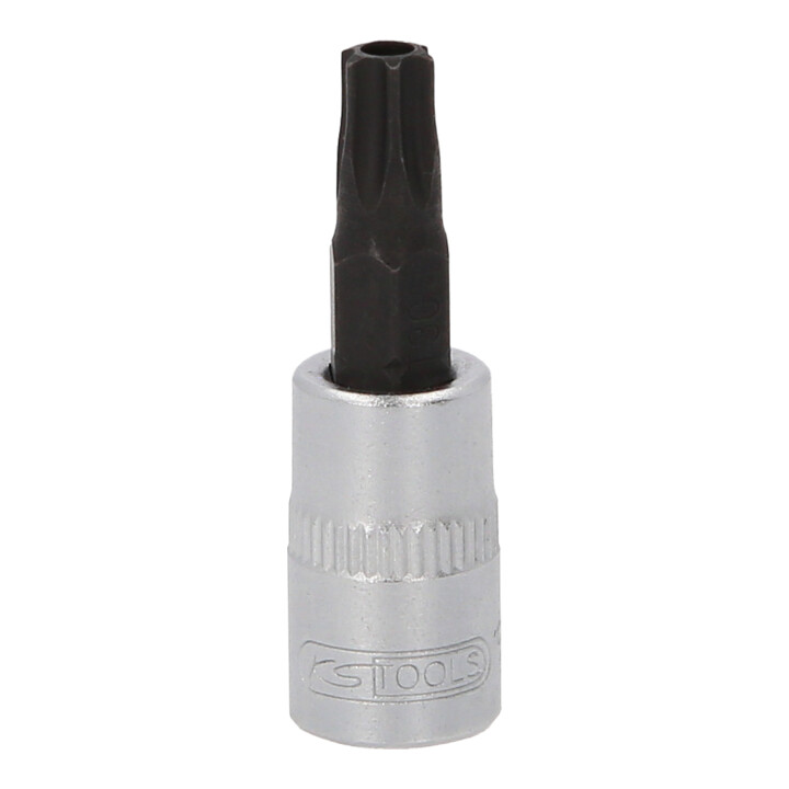 KS Tools 1/4" Bit-Stecknuss TX mit Stirnlochbohrung, TB30
