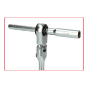 KS Tools 1/4" bit-verbinding omkeerbare ratelset met insteekadapter voor doppen, 3 st.-4