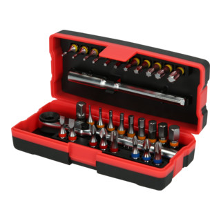 KS Tools 1/4" bitset, 31 st.