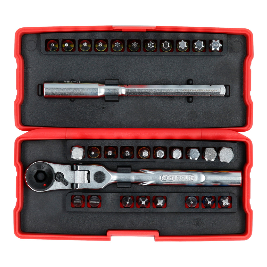 KS Tools 1/4" bitset, 31 st.