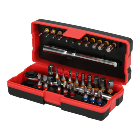 KS Tools 1/4" bitset, 31 st.