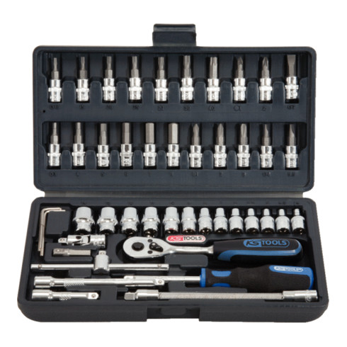 KS Tools 1/4" CHROMEplus, 46 pezzi